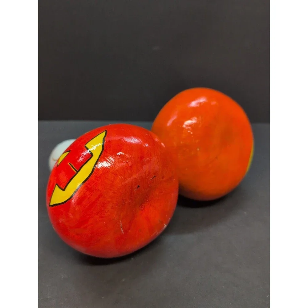 Set Of 2 Halloween Ghost/Candy Corn Handpainted Gourd/Fall